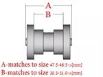 Maxi climber wheel / roller 1pc for model orginal patented, Classic maxiclimber 7